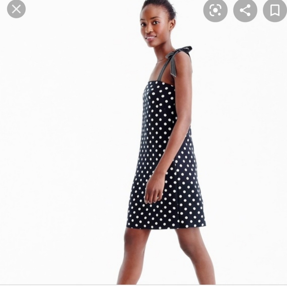 New J. CREW Polka dot dress